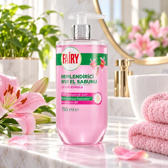 Fairy Lilia z B5 i kwasem hialuronowym – mydło do rąk 750 ml