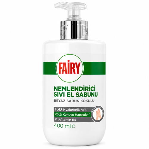 Fairy Białe Mydło – mydło do rąk 400 ml z witaminą B5