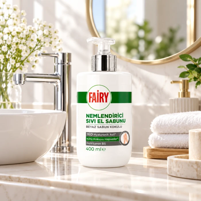 Fairy White Soap 400 ml – mydło do rąk o czystym zapachu