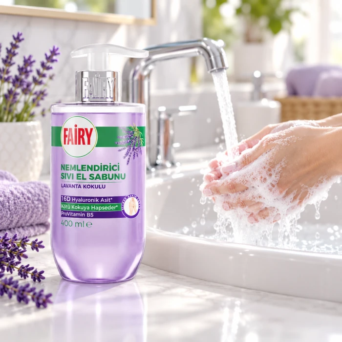 Fairy Lawenda z B5 – mydło w płynie do codziennej higieny dłoni