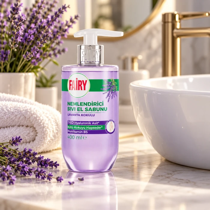 Fairy Lawenda 400 ml – mydło do codziennej pielęgnacji dłoni