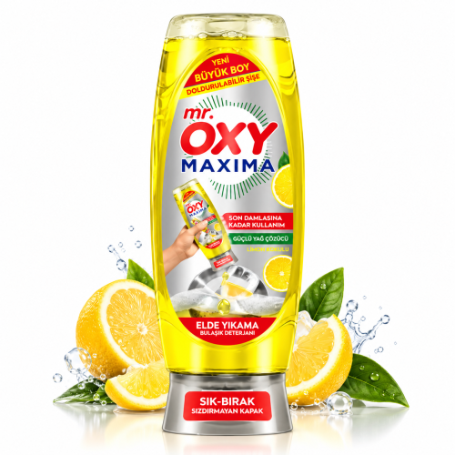 Mr. Oxy Maxima Lemon 650 ml – skoncentrowany płyn do mycia naczyń