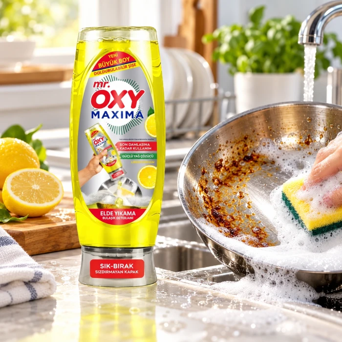 Mr. Oxy Maxima Cytryna 650 ml – płyn do codziennego zmywania