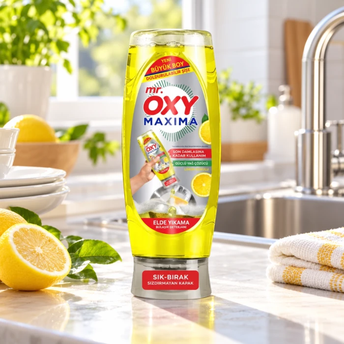 Mr. Oxy Maxima Lemon – skoncentrowany płyn do tłustych naczyń
