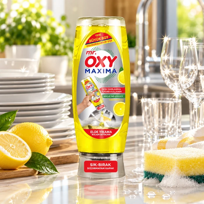Mr. Oxy Maxima Lemon 650 ml – koncentrat do ręcznego zmywania