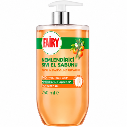 Fairy Mandarynka – mydło do rąk 750 ml z witaminą B5