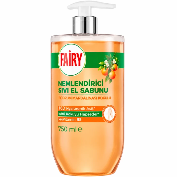 Fairy Mandarynka – mydło do rąk 750 ml z witaminą B5