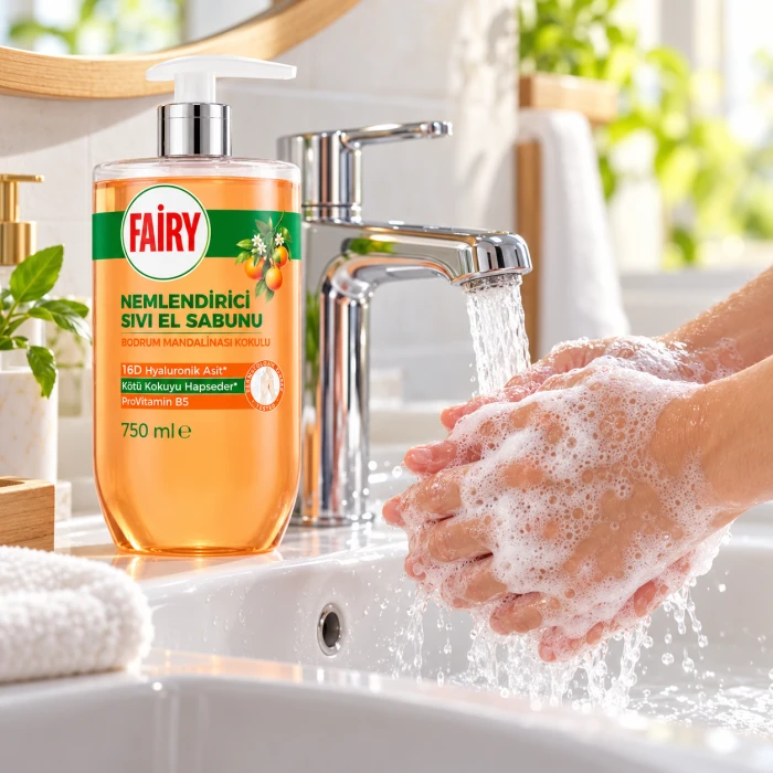 Fairy Mandarynka z B5 – mydło w płynie do codziennej higieny dłoni