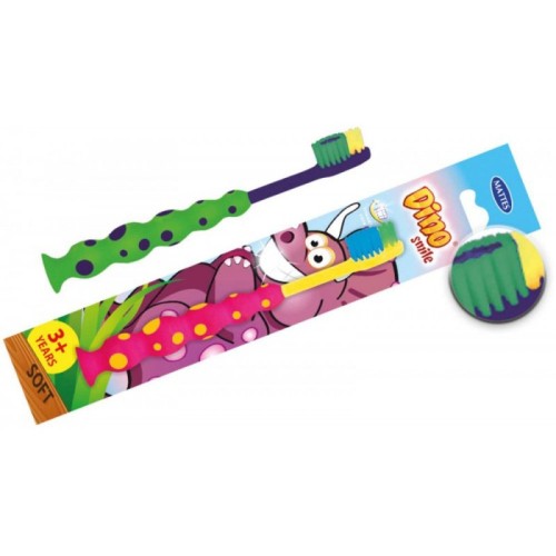 Dino Smile Soft szczoteczka do zębów dla dzieci 3+ miękka 1 szt.