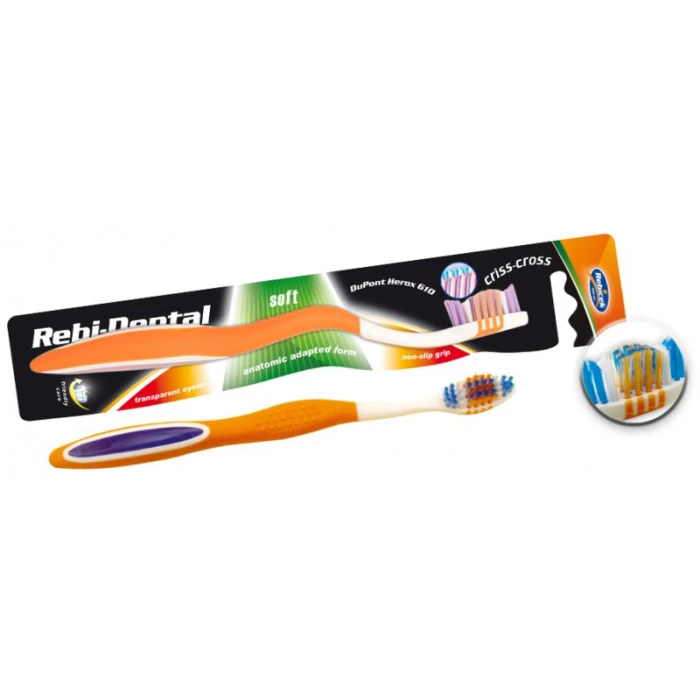 Rebi-Dental M42 Soft szczoteczka do zębów miękka Criss-Cross 1 szt.
