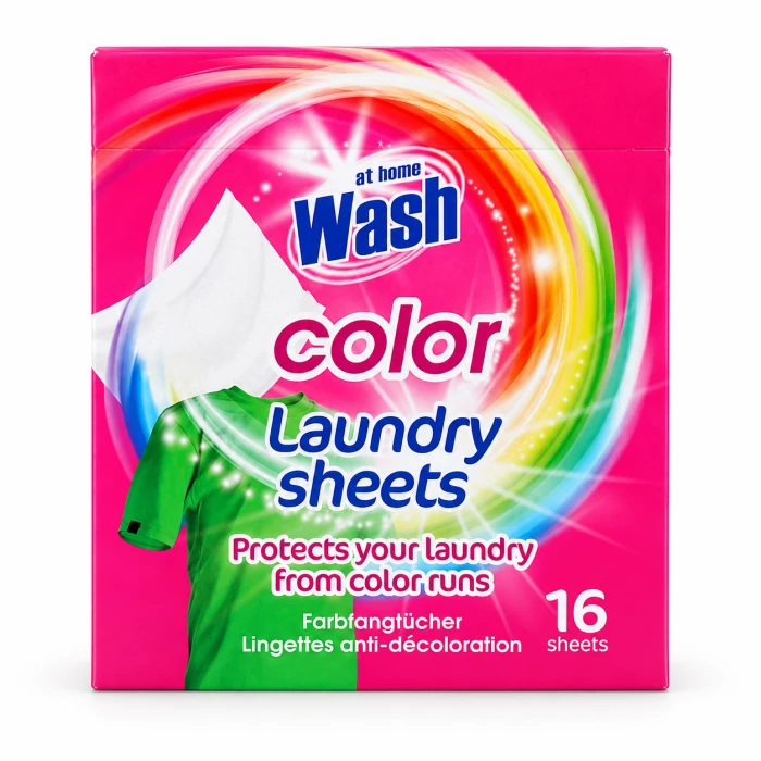 At Home Wash Color – chusteczki chroniące kolory podczas prania