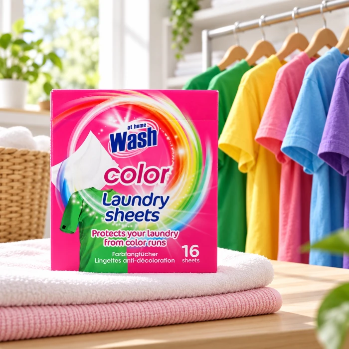 At Home Wash Color – chusteczki wychwytujące luźne barwniki z tkanin
