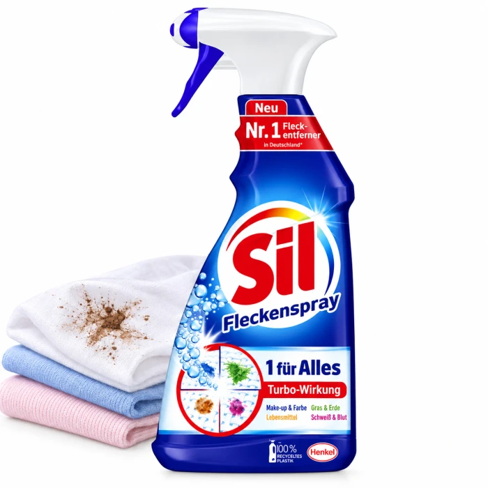 Sil Fleckenspray 500 ml – niemiecki odplamiacz w sprayu do tkanin
