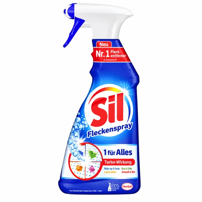 Sil 500 ml – odplamiacz do tkanin do miejscowego stosowania