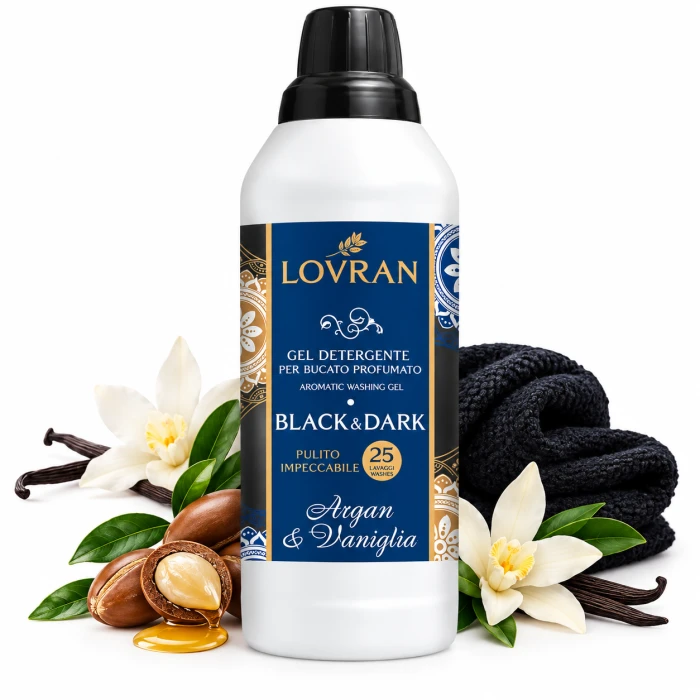 Lovran Black 1 l – żel do prania czarnych i ciemnych tkanin