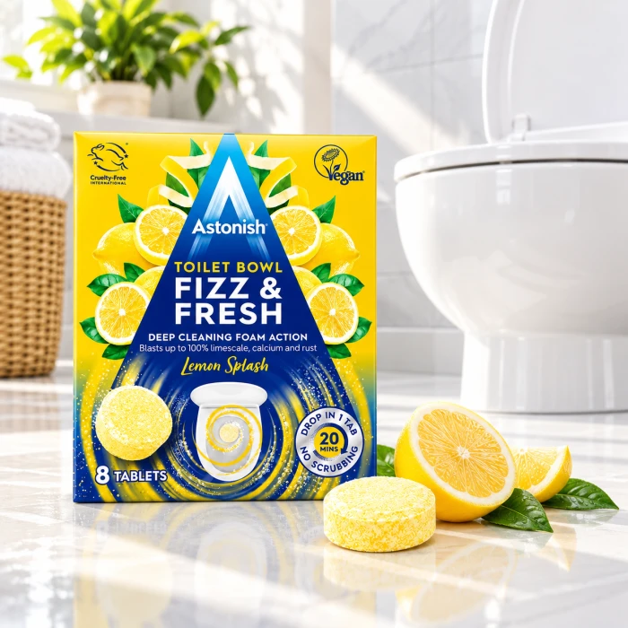 Astonish Splash Fizz – musująca tabletka do czyszczenia muszli WC
