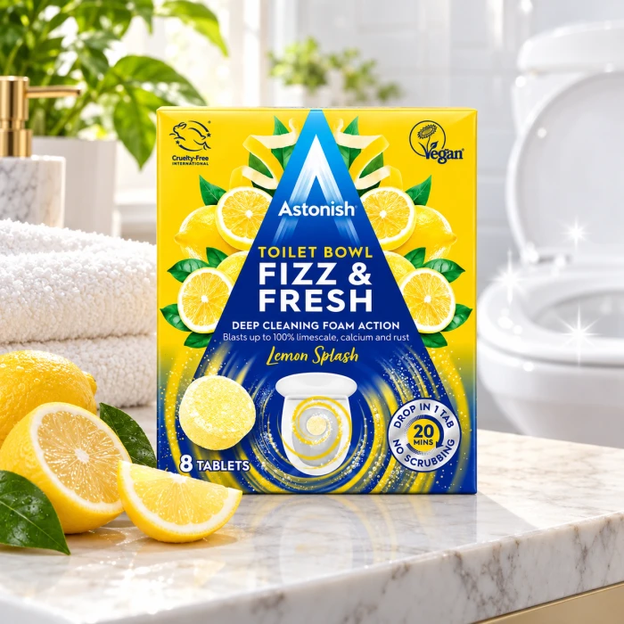 Astonish Fresh Lemon – tabletki do usuwania zabrudzeń w toalecie