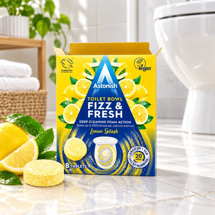 Astonish Splash Fizz Lemon – tabletki do osadów w WC