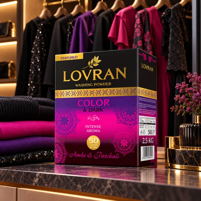 Lovran Color Dark 50 prań – detergent do ciemnych tkanin