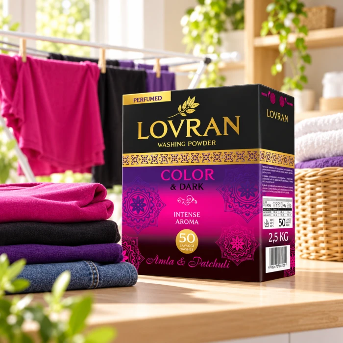 Lovran Color & Dark Amla & Patchouli – proszek do prania 2,5 kg