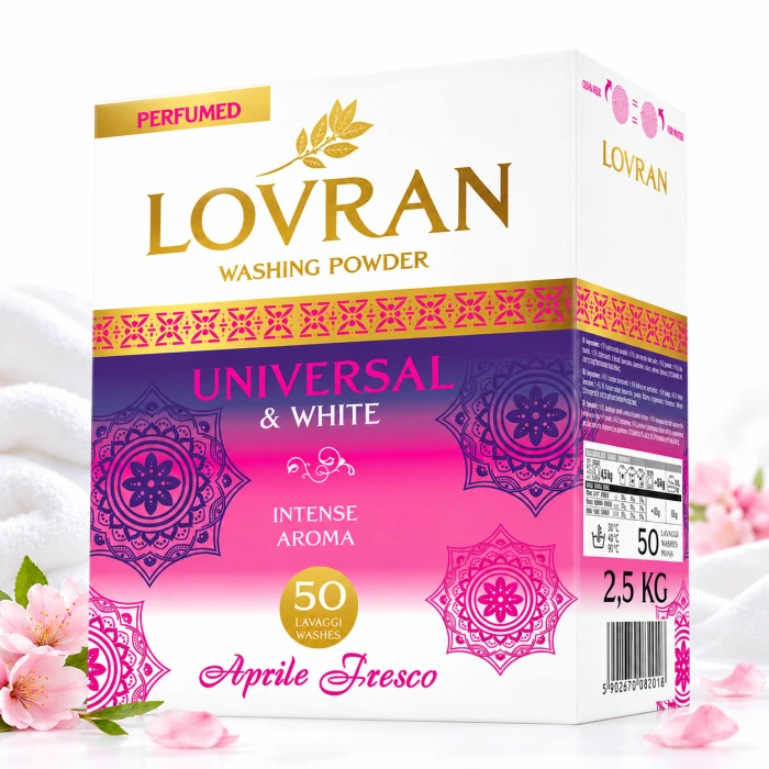 Lovran Universal White – proszek do prania 50 prań