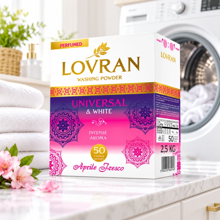 Lovran 2,5 kg – proszek do białych i kolorowych ubrań
