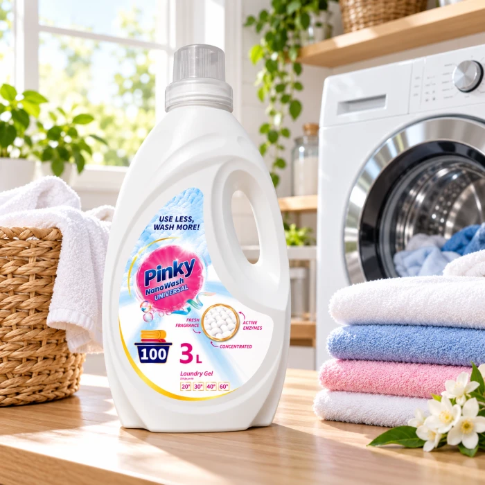 PINKY Universal – żel do prania białych i jasnych ubrań