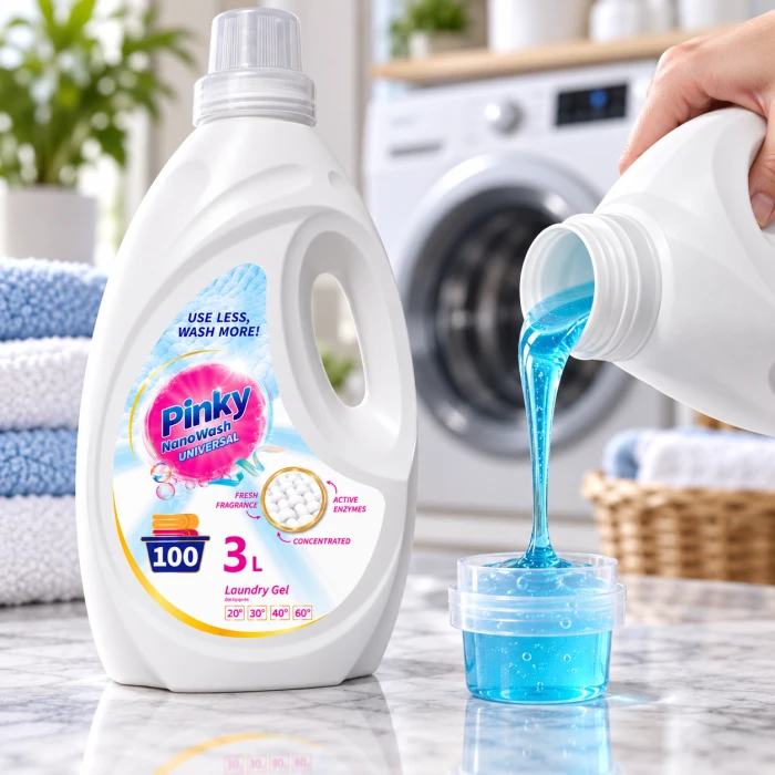 PINKY NanoWash 3 l – skoncentrowany detergent do białego prania
