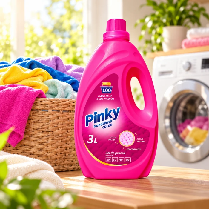 PINKY Color – detergent do regularnego prania kolorowych tkanin