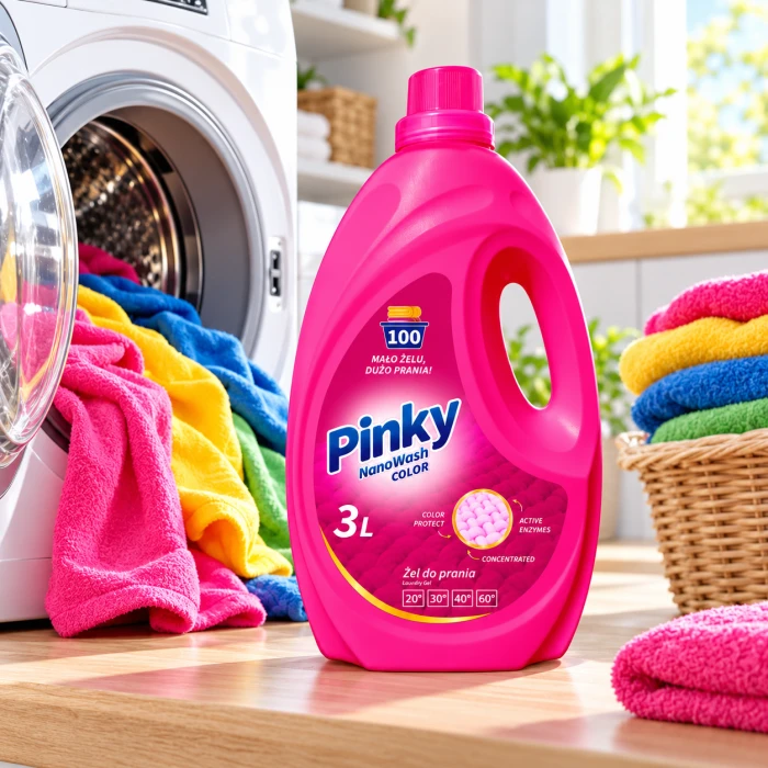 PINKY Color 100 prań – żel do codziennego prania kolorów