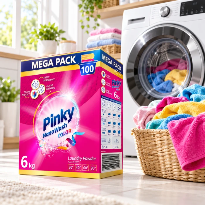 PINKY Color 6 kg – wydajny proszek do prania kolorów