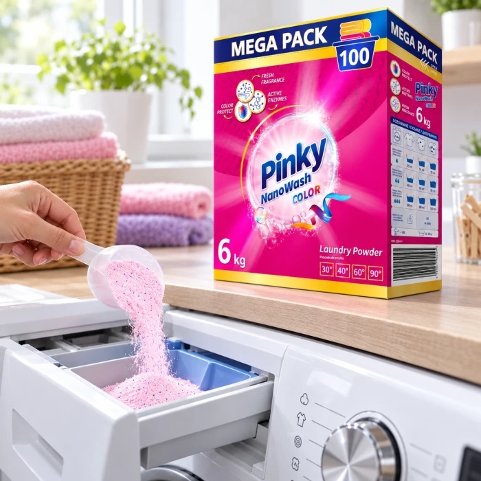 PINKY NanoWash – proszek pomagający chronić intensywność kolorów