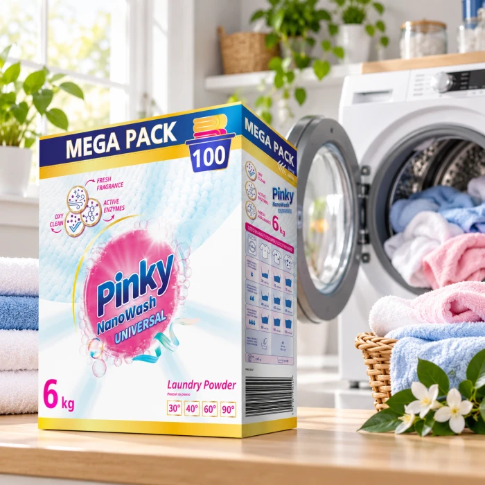 PINKY NanoWash – proszek pomagający usuwać codzienne plamy