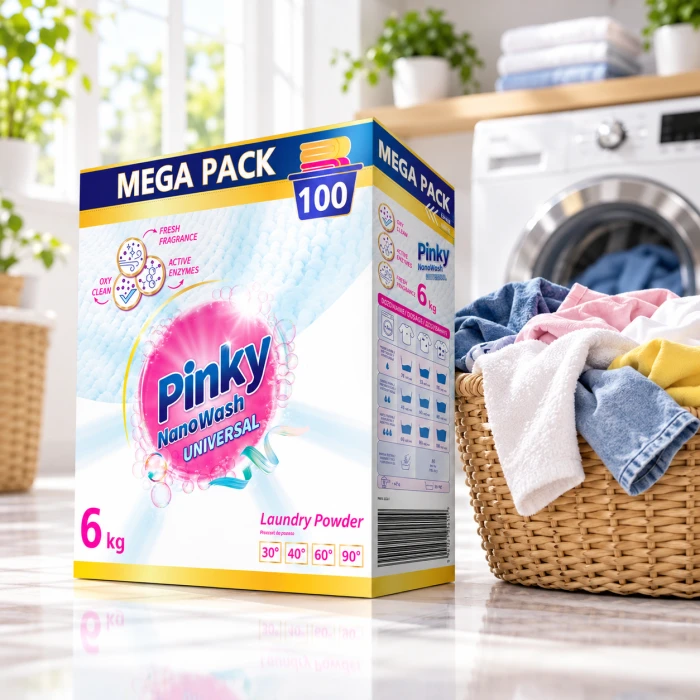 PINKY NanoWash 6 kg – uniwersalny detergent do domowej pralni