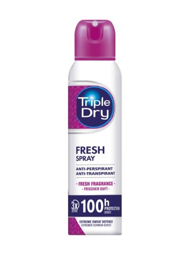 Triple Dry Fresh Spray antyperspirant w sprayu 100h ochrony