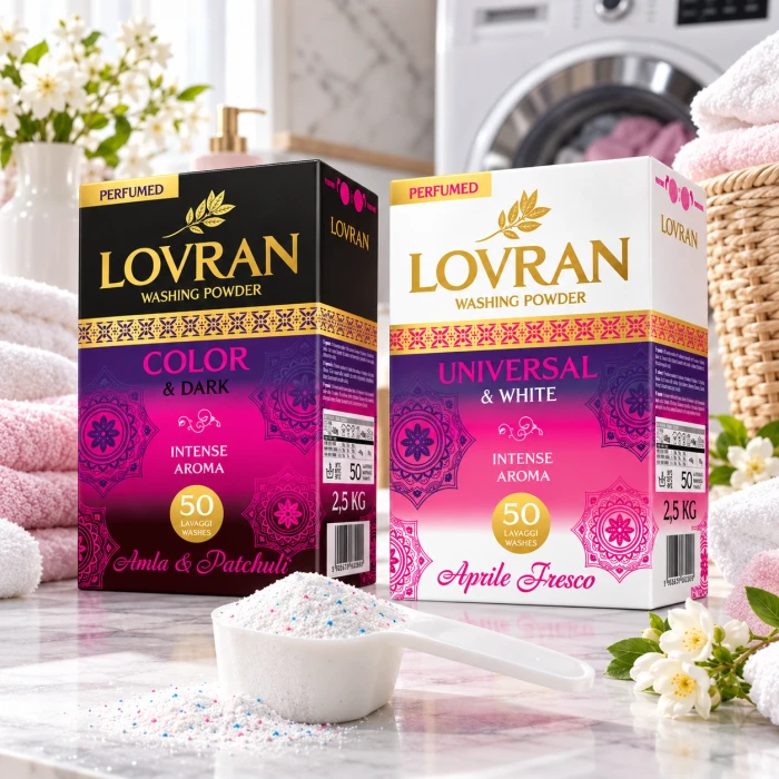 LOVRAN Color & Dark – proszek do kolorowych i ciemnych ubrań