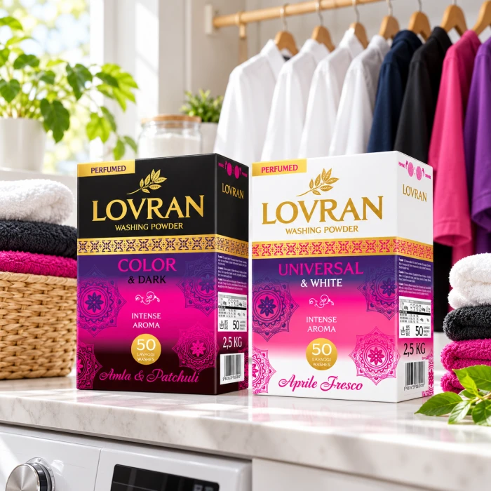 LOVRAN Universal & White – proszek do białych i jasnych tkanin