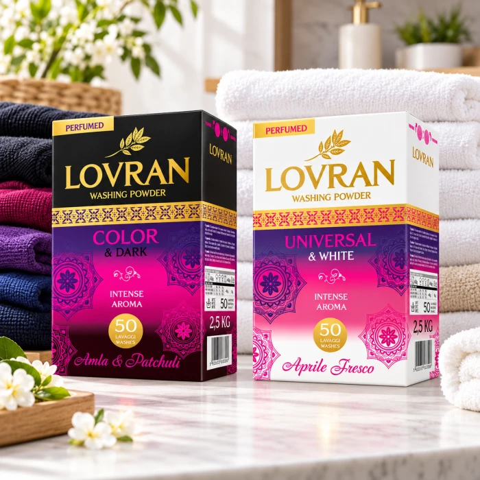 LOVRAN Color Dark Universal White – zestaw proszków 5 kg
