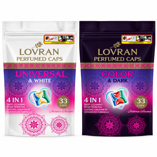 LOVRAN 4w1 – zestaw kapsułek do prania 66 szt.