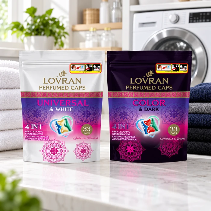 LOVRAN Universal & White 4w1 – kapsułki do białych tkanin