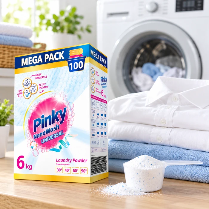PINKY NanoWash Color 6 kg – proszek do kolorowych tkanin