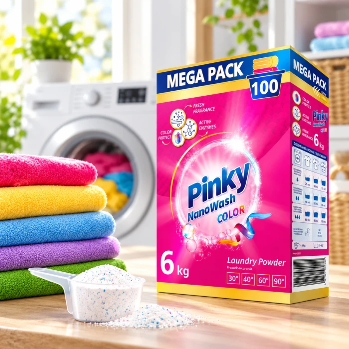 PINKY Universal – proszek do białych i jasnych ubrań