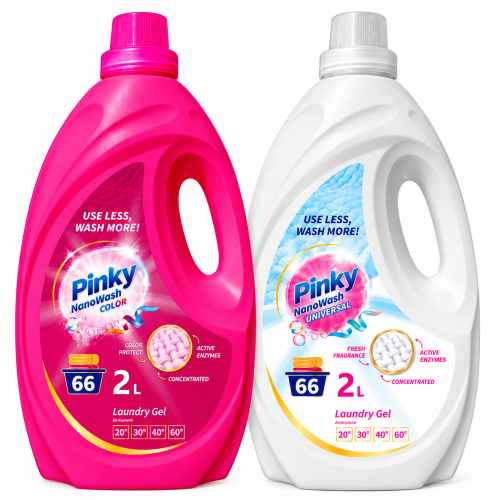 PINKY NanoWash zestaw żeli do prania 4 l