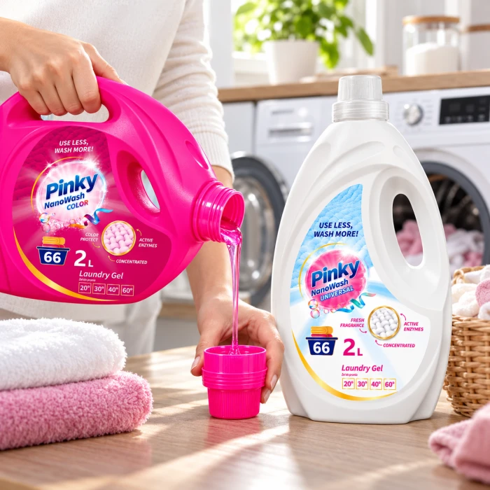 PINKY Color – żel do prania kolorowych ubrań