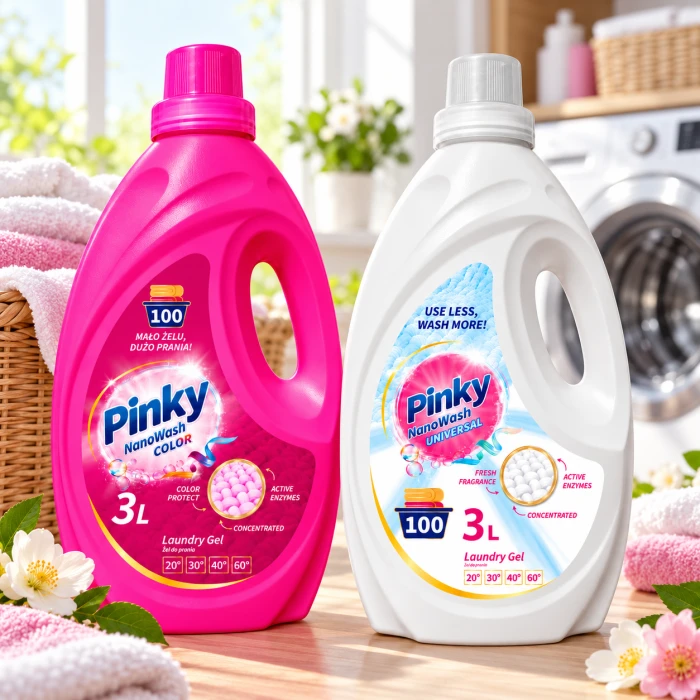 PINKY NanoWash Universal 3 l – uniwersalny żel do prania 100 prań