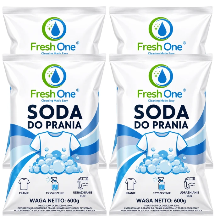 4x Fresh One Soda 600g