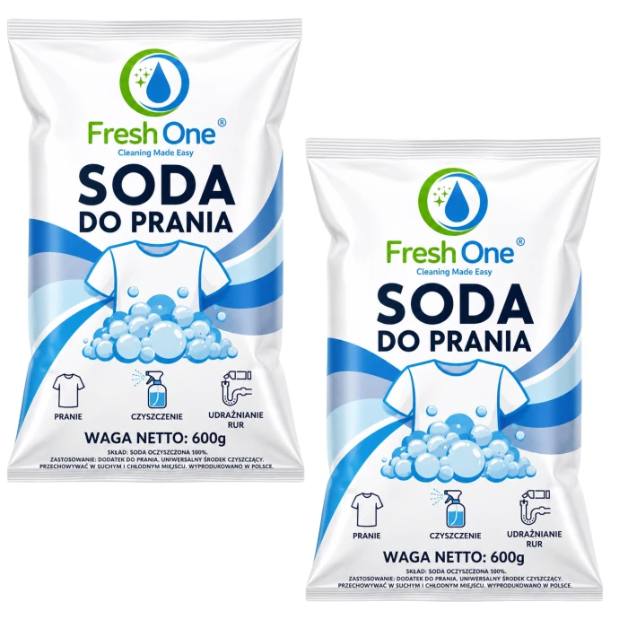 2x Fresh One Soda 600g