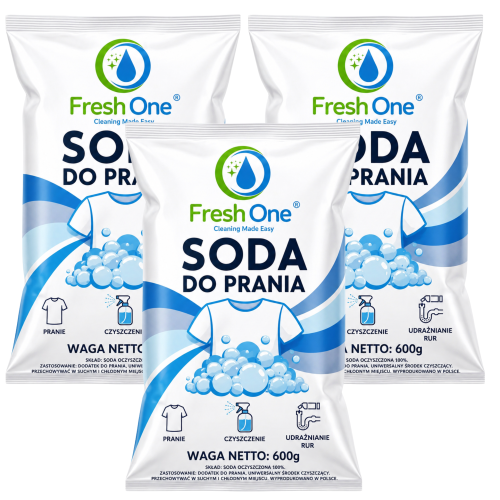 3x Fresh One Soda 600g