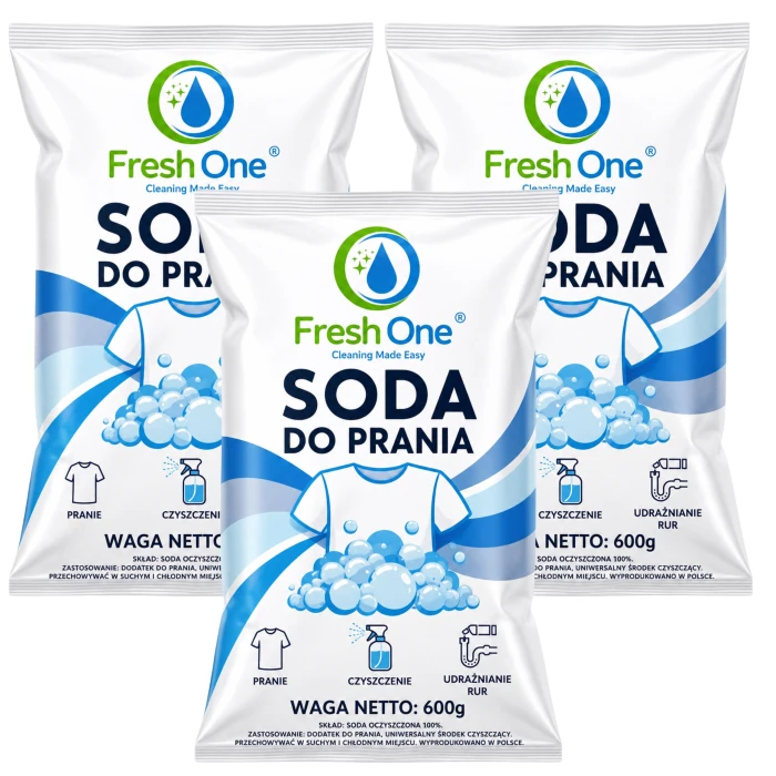 3x Fresh One Soda 600g