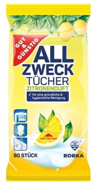 G&G 80szt Allzweck Tücher – Chusteczki uniwersalne (80 sztuk)